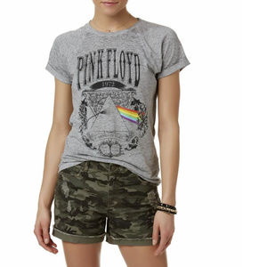 Pink Floyd Carnegie Hall 1972 rock Burnout Official T-shirt S NWT